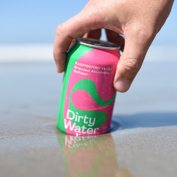 Dirty Water Raspberry Yuzu 4-pack (Brewed Alcoholic Seltzer By Garage Project)